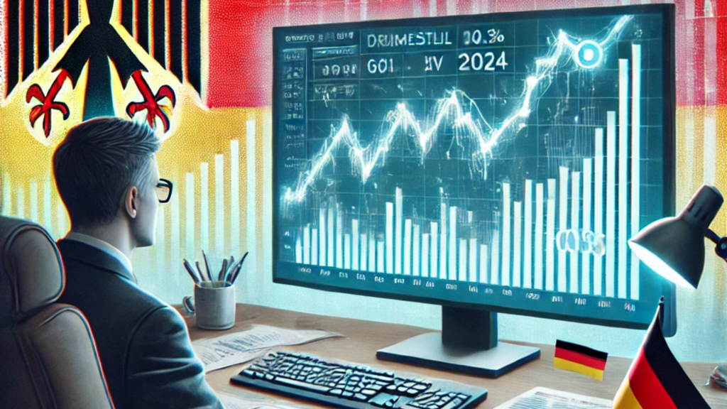 Scădere Economică în Germania: PIB-ul a Înregistrat un Declin de 0,2% în Trimestrul IV 2024 📉 Produsul Intern Brut (PIB) al Germaniei a scăzut cu 0,2% în trimestrul IV 2024 față de trimestrul anterior, confirmând o contracție economică de 0,2% pentru întregul an 2024. Aceasta este concluzia publicată de Oficiul Federal de Statistică (Destatis) în raportul său oficial din 30 ianuarie 2025.